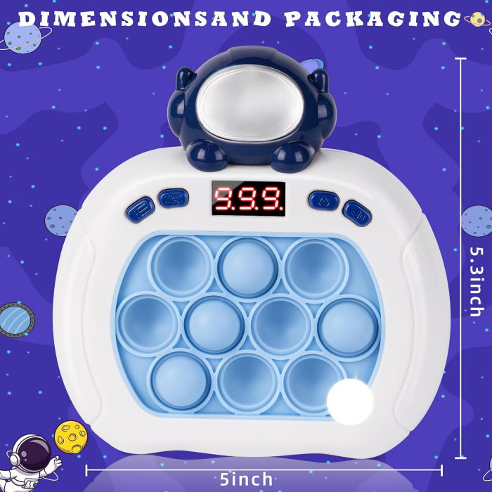 Pop it electric FiGGA®, Joc interactiv copii, 10 moduri de joc, 999 leveluri, Astronaut [7]