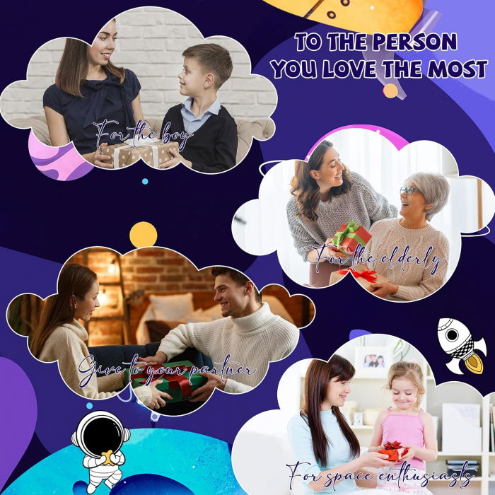 Pop it electric FiGGA®, Joc interactiv copii, 10 moduri de joc, 999 leveluri, Astronaut [5]