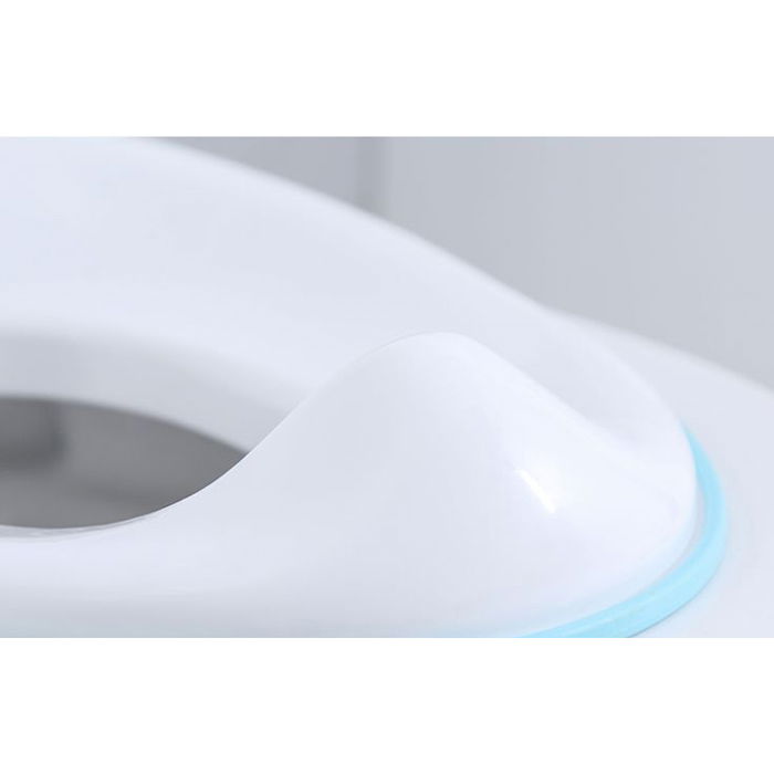 Reductor WC ZAFIT® - Portabil, capac toaleta copii, colac suprafata de siguranta antialunecare, antiderapant, Alb/Albastru [7]