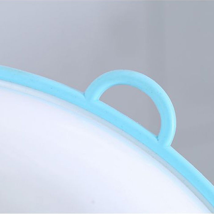 Reductor WC ZAFIT® - Portabil, capac toaleta copii, colac suprafata de siguranta antialunecare, antiderapant, Alb/Albastru [6]