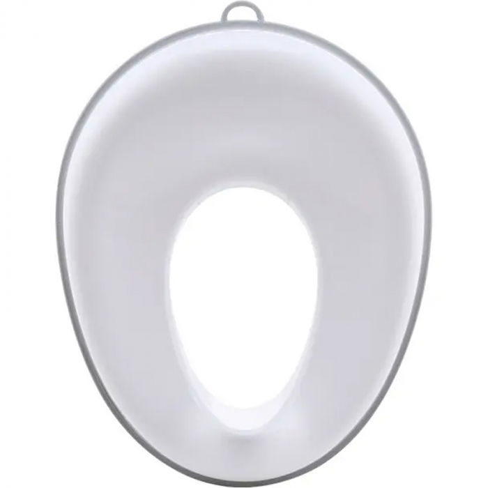 Reductor WC ZAFIT® - Portabil, capac toaleta copii, colac suprafata de siguranta antialunecare, antiderapant, Alb/Gri [3]