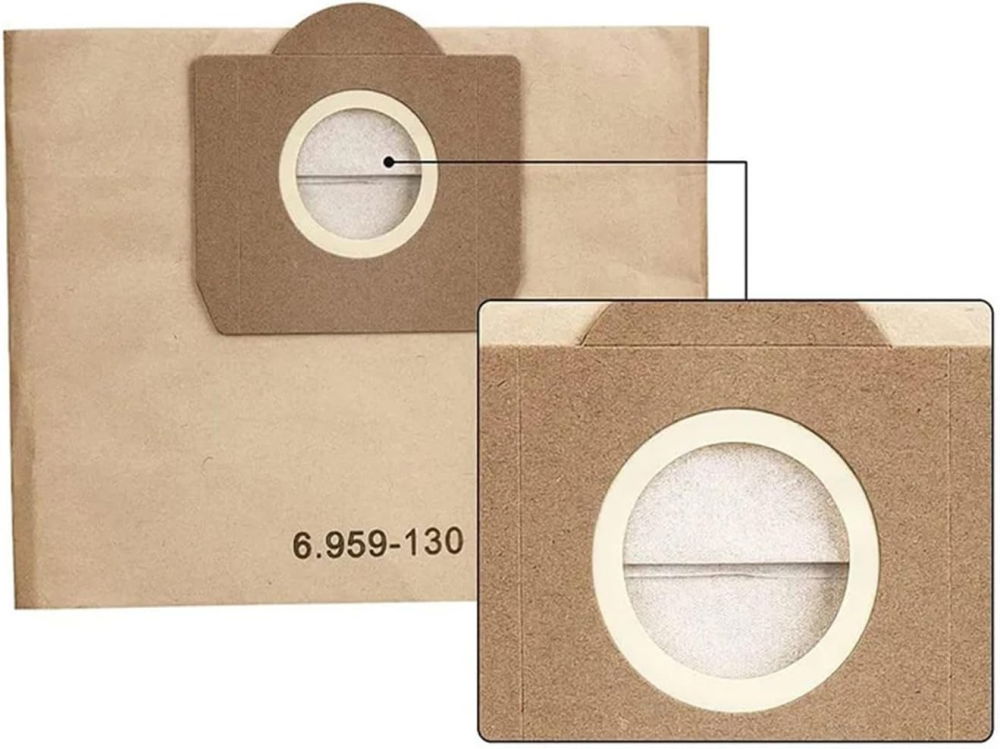 Saci aspirator Karcher WD3, SE 4001, MV3, 6.959-130.0, 2 straturi de hartie, 10 bucati [2]