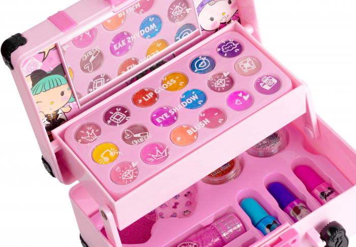 Trusa machiaj copii FiGGA® 5 ani+, non toxic, solubil in apa, 33 de elemente [3]