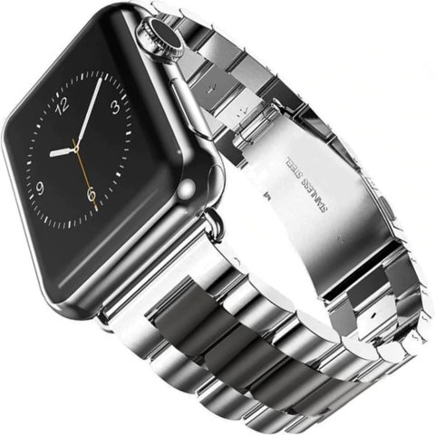 Accesorii Smartwatch - Curea Metalica Premium ZAFIT™ Apple Watch Series 10/9/8/7/SE2 si mai vechi, display 40mm, Argintiu.