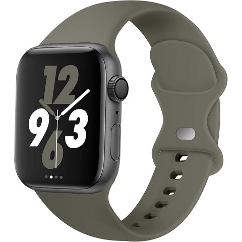 Curele Apple Watch 42mm/44mm/45mm/49mm - Curea silicon pentru Apple Watch Ultra 2/Ultra/Series 10/9/8/7/SE2/6/5/4/3/2/1, Display 42mm, Verde