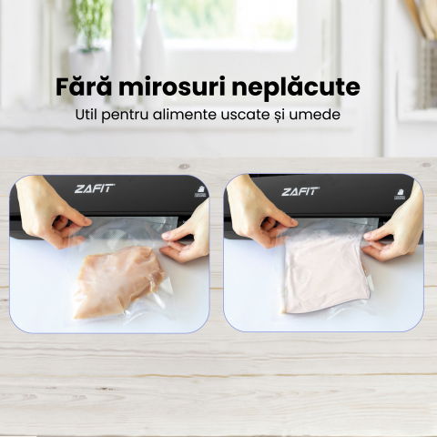 Aparat de vidat alimente ZAFIT™ VID-360W, 30 cm bara de lipire, 10 pungi incluse, Negru [4]