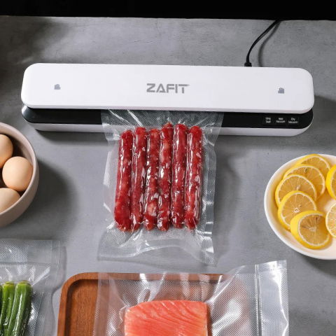 Aparat de vidat alimente ZAFIT™ VID-360W, 30 cm bara de lipire, 10 pungi incluse, Negru/Alb [8]