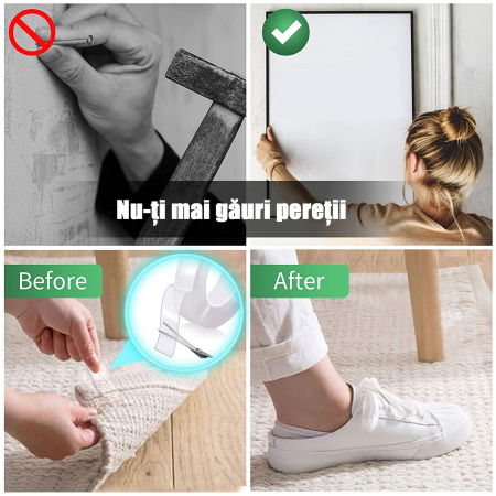 Banda dublu adeziva ZAFIT™, rezistenta la apa, siliconica, transparenta, 3 cm latime [5]