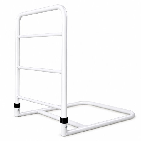 Bariera protectie pat metalica, bara laterala pentru adulti, batrani si copii, 58 × 44 cm [2]