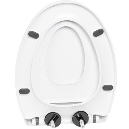 Capac WC ZAFIT® cu reductor si inchidere lenta Soft Close, 2 in 1 Adulti si Copii, Universal, compatibil cu toate vasele de toaleta [3]