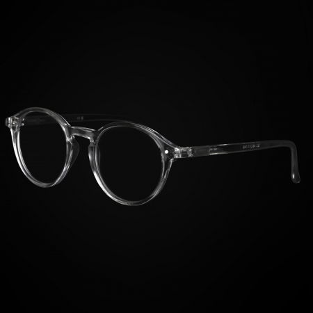 Ochelari protectie calculator ZAFIT™, ecran telefon, tableta, laptop, televizor, gaming, Anti-lumina albastra, Anti-reflexie, Unisex, model rotund, culoare Transparent [4]