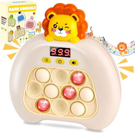 Pop it electric FiGGA®, Joc interactiv copii, 10 moduri de joc, 999 leveluri, Leu [8]