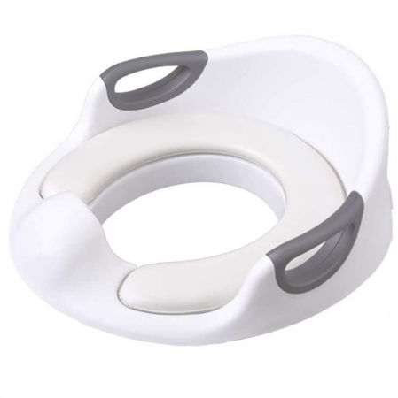 Reductor WC ZAFIT®, Portabil, capac toaleta copii, antialunecare, antiderapant, Alb/Gri [1]