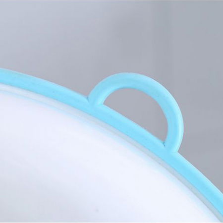 Reductor WC ZAFIT® - Portabil, capac toaleta copii, colac suprafata de siguranta antialunecare, antiderapant, Alb/Albastru [5]