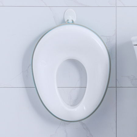 Reductor WC ZAFIT® - Portabil, capac toaleta copii, colac suprafata de siguranta antialunecare, antiderapant, Alb/Gri [1]