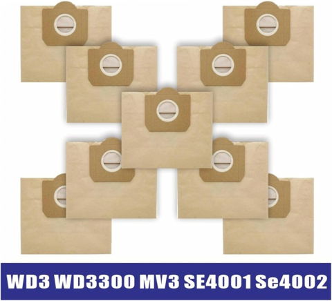 Saci aspirator Karcher WD3, SE 4001, MV3, 6.959-130.0, 2 straturi de hartie, 10 bucati [3]