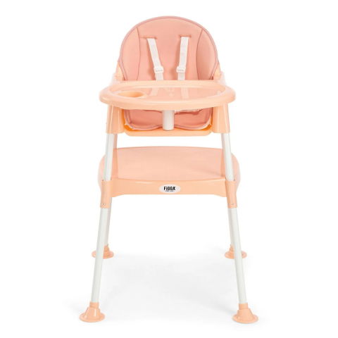 Scaun de masa bebe FiGGA® HighChair 3 in 1, Varsta 6-72 luni, Somon [1]