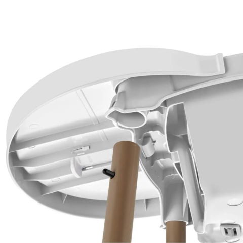 Scaun de masa bebe FiGGA® HighChair, Varsta 6-48 luni, Alb/Maro [3]