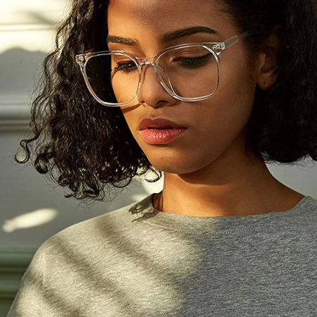 Set 2 x Ochelari protectie calculator ZAFIT™, ecran telefon, tableta, laptop, televizor, gaming, Anti-lumina albastra, Anti-reflexie Unisex, culoare Negru si Transparent [6]