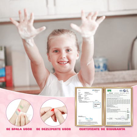 Trusa machiaj copii FiGGA®, non toxic, solubil in apa, 20 de elemente [3]