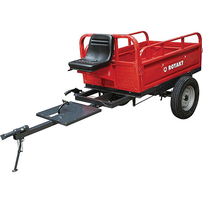 Remorca motocultor ROTAKT REM600, CAPACITATE MAXIM 600 KG, BASCULABILA [1]