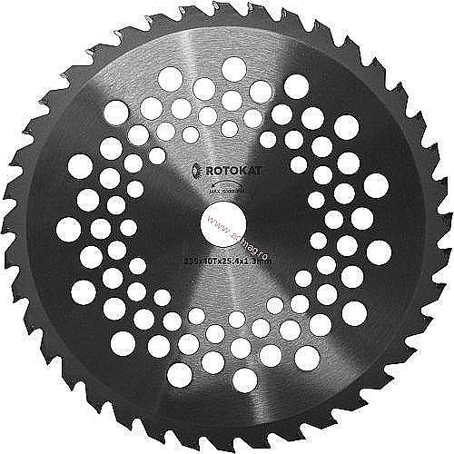 Disc vidia pentru motocoasa, 40T, 255 x 25.4 x 3 mm [1]