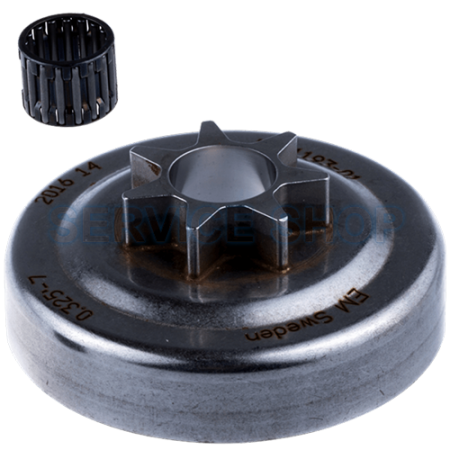 Piese de schimb - Carcasa ambreiaj drujba Husqvarna (40) .325"x7T - cu Pinion