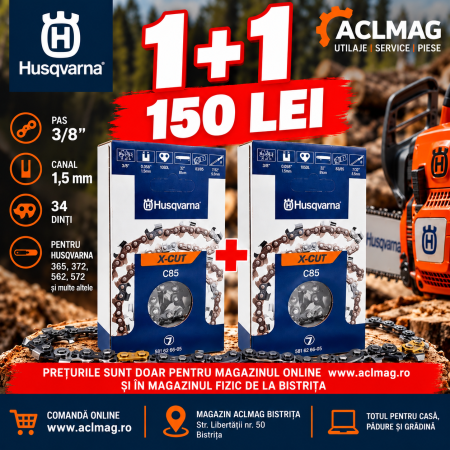 Promotii Tik-Tok - Lant Husqvarna 34 dinti  x 2