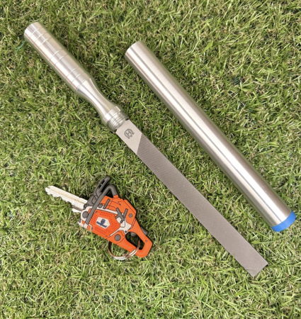 TUNING - Maner de pila Lata + pila husqvarna + breloc cadou