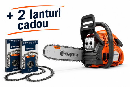 Motoferastrau benzina - Motoferastrau Husqvarna 445S +2lanturi cadou