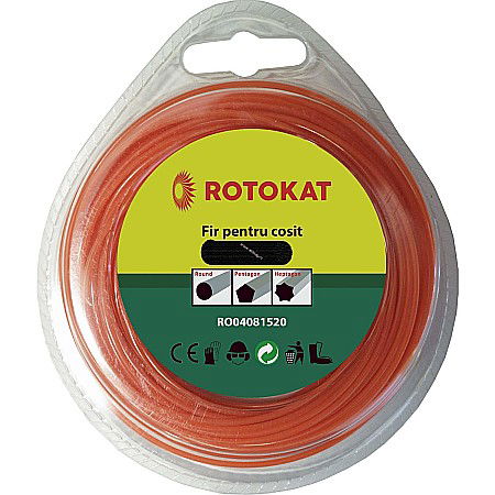 Produse - Fir pentru autocut/trimmer 1.65 - 15m PORTOCALIU