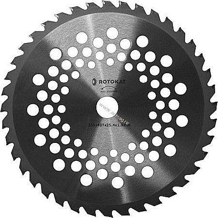 Discuri - Disc vidia pentru motocoasa, 40T, 255 x 25.4 x 3 mm