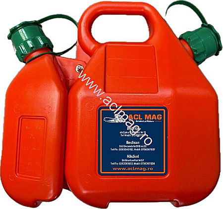 Promotii Tik-Tok - Canistra  6L + 2,5 plastic - amestec ulei si benzina