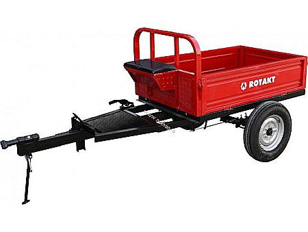 Produse - Remorca motocultor ROTAKT REM500, CAPACITATE MAXIM 500 KG, BASCULABILA