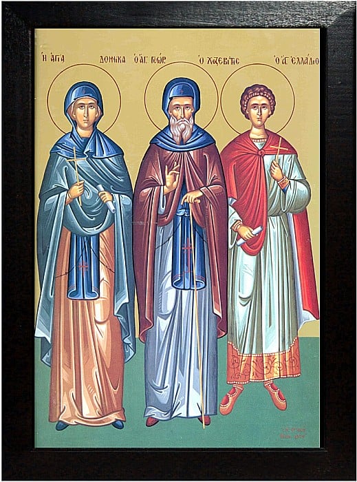 Sfântul Gheorghe Hozevitul, Sfânta Domnica si Sfântul Eladie [2]