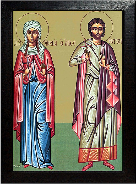 Sfanta Mucenita Claudia, Sfantul Mucenic Miron [2]