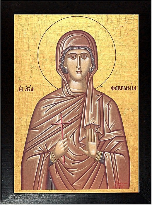 Sfanta Mucenita Fevronia, Sfantul Cuvios Dionisie, Sfanta Mucenita Livia [2]