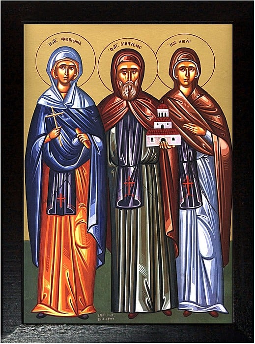 Sfanta Mucenita Fevronia, Sfantul Cuvios Dionisie, Sfanta Mucenita Livia [3]