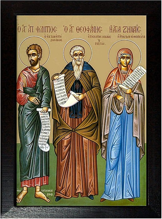 Sfantul Apostol Filip, Sfantul Ierarh Teofan Marturisitorul, Sfanta Mucenita Zenaida [2]
