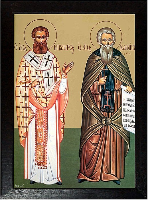 Sfantul Cuv. Ioanichie cel Mare, Sfantul Ierarh Nicandru [3]