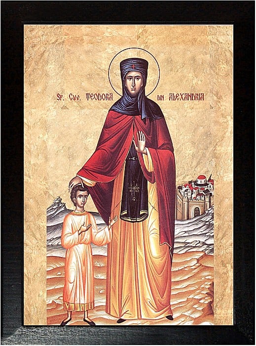 Sfantul Cuvios Eufrosin Bucatarul, Sfanta Teodora din Alexandria, Sfanta Teodora [5]