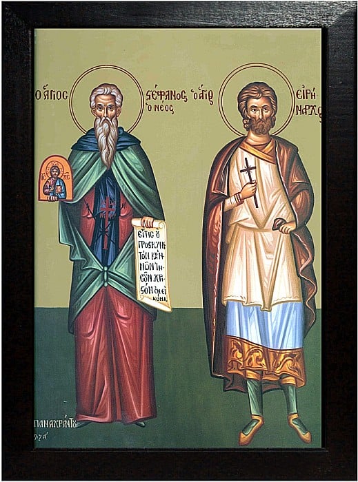 Sfantul Cuvios Stefan cel Nou, Sfantul Mucenic Irinarh [2]