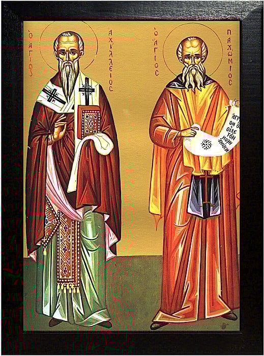 Sfantul Ierarh Ahile, Sfantul Cuvios Pahomie cel Mare [3]