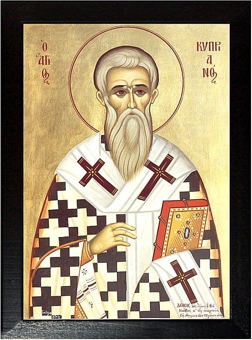 Sfantul Ierarh Ciprian, Sfanta Mucenita Iustina [2]