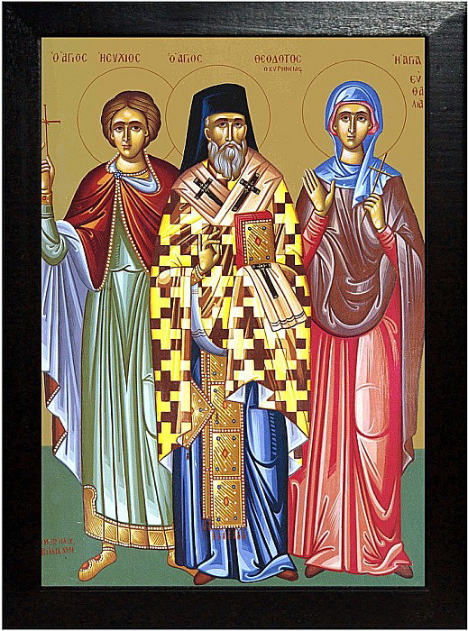 Sfantul Ierarh Teodot, Sfantul Mc Isihie, Sfanta Mc Eutalia [2]