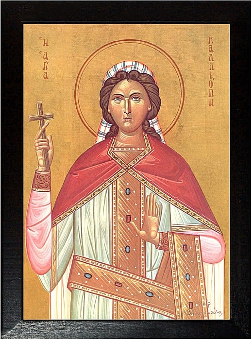 Sfantul Mare Mucenic Teodor Stratilat, Sfanta Mucenita Caliopia [2]