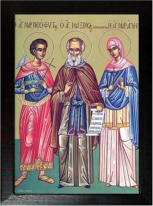 Sfantul Maxim Marturisitorul, Sfantul Mucennic Neofit, Sfanta Agnia [4]