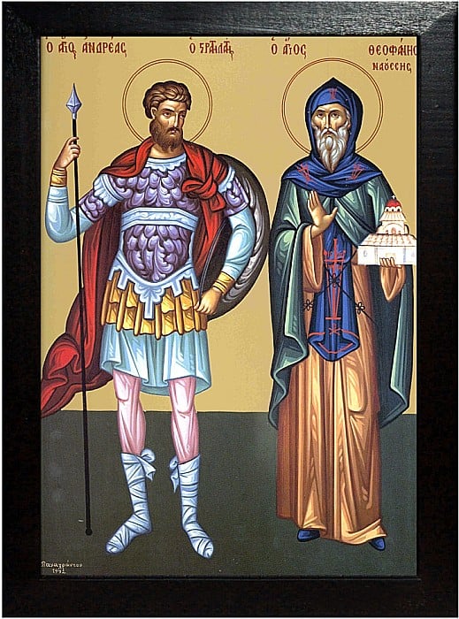 Sfantul Mucenic Andrei Stratilat, Sfantul Cuvios Teofan cel Nou [2]