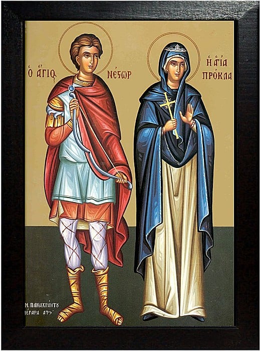 Sfântul Mucenic Nestor, Sfânta Mucenita Procla [2]