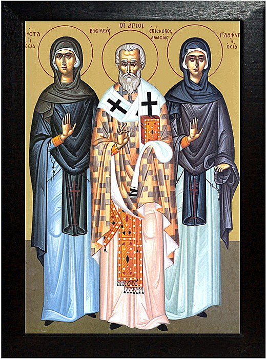 Sfantul Mucenic Vasile Episcopul Amasiei, Sfanta Cuv Glafira, Sfanta Cuv Iusta [2]